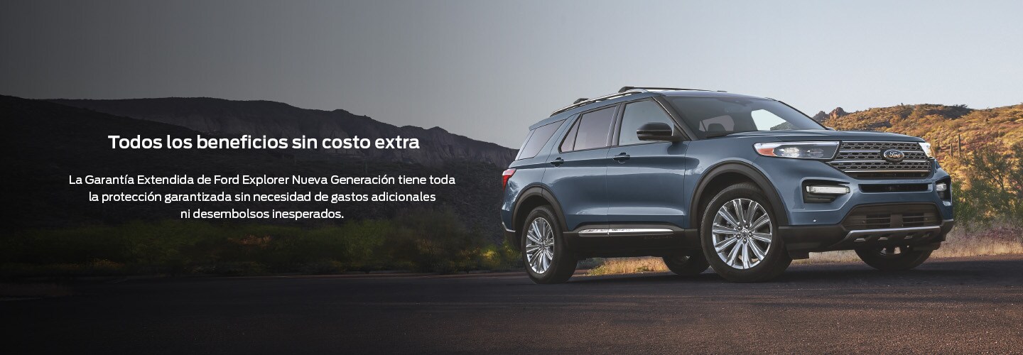 La garantía Ford Explorer Nueva Generación ofrece cobertura sin deducibles. Conoce más información.