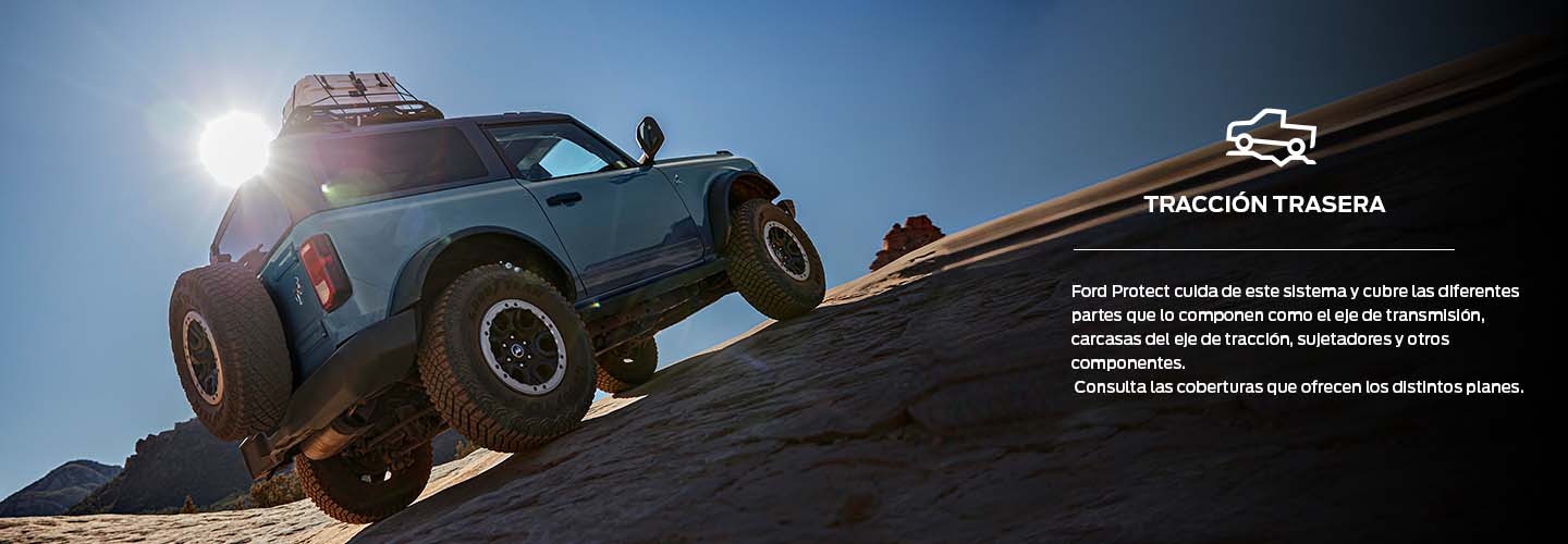 Protege y cuida la Tracción Trasera de tu vehículo Ford con la Extensión de Garantía