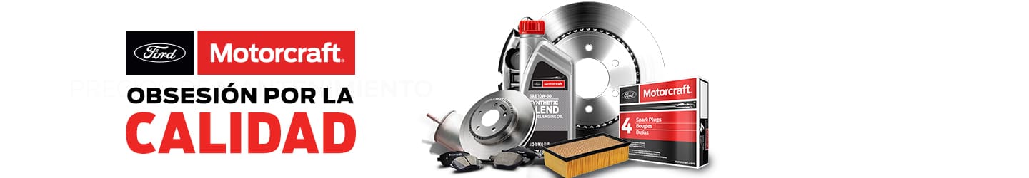Encuentra las piezas originales de Ford: Motorcraft, diseñadas con gran precisión y calidad