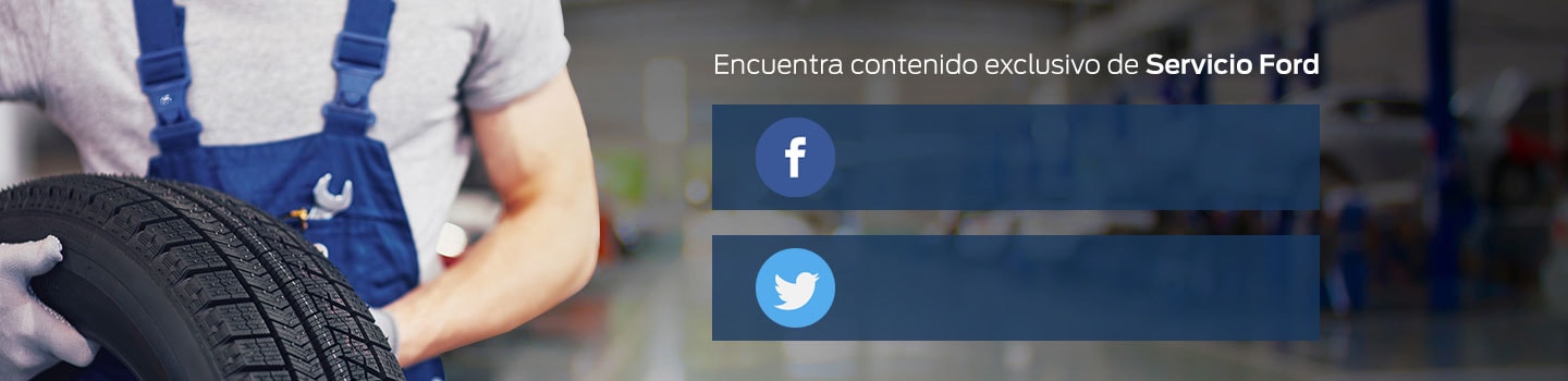 Cuenta oficial de Ford Servicio para Propietarios de Autos en redes sociales: Facebook y Twitter