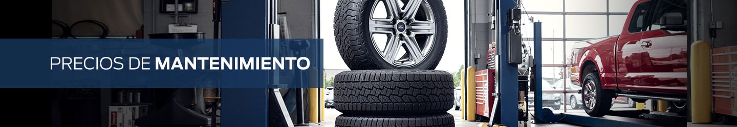 Precios de Servicio de Mantenimiento automotriz en un distribuidor autorizado Ford