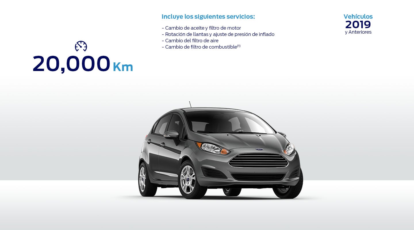 Realiza el Servicio de Mantenimiento a tu Vehículo Ford si tiene 20 mil kilómetros recorridos