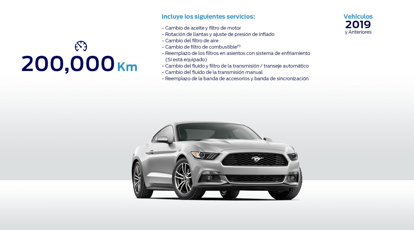 Realiza el Servicio de Mantenimiento a tu Vehículo Ford si tiene 200 mil kilómetros recorridos