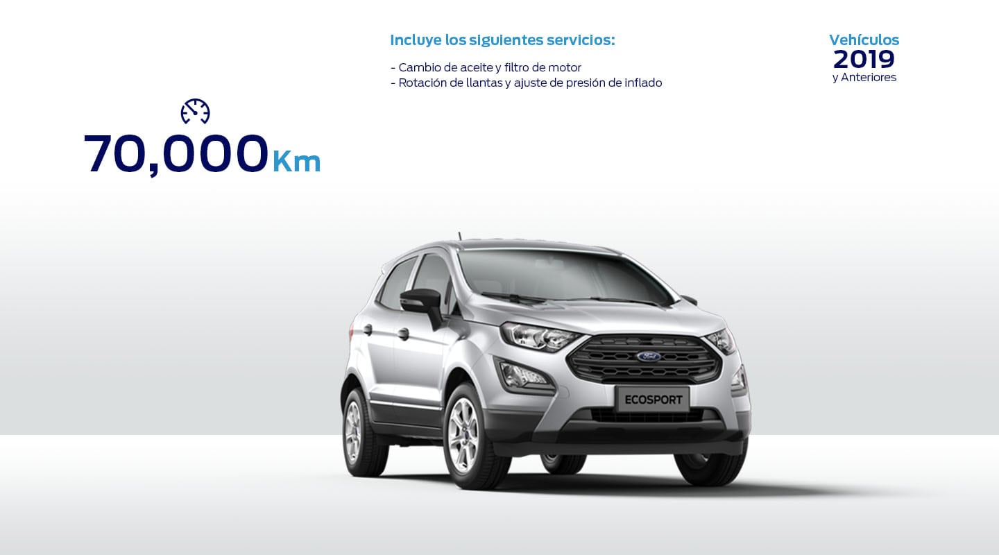 Realiza el Servicio de Mantenimiento a tu Vehículo Ford si tiene 70 mil kilómetros recorridos