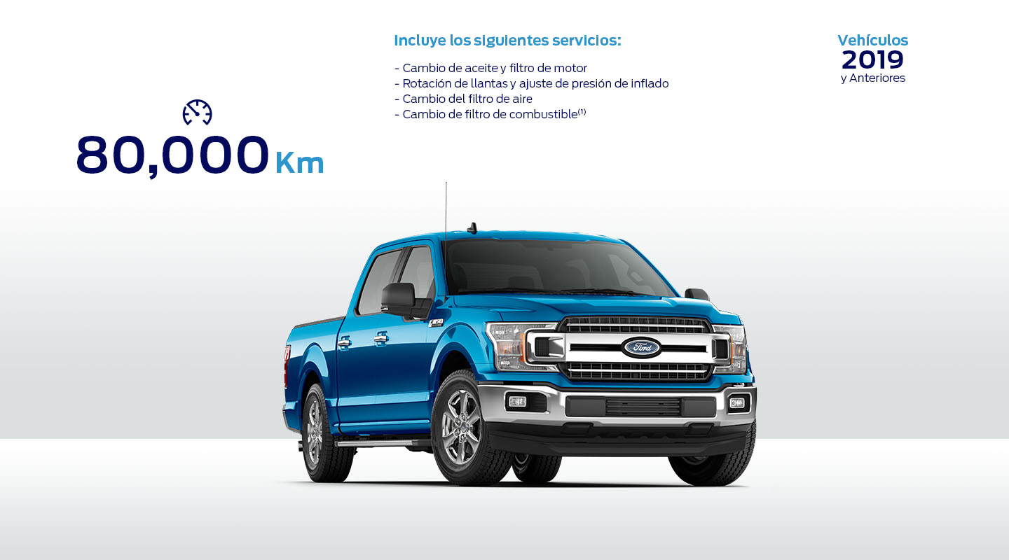 Realiza el Servicio de Mantenimiento a tu Vehículo Ford si tiene 80 mil kilómetros recorridos