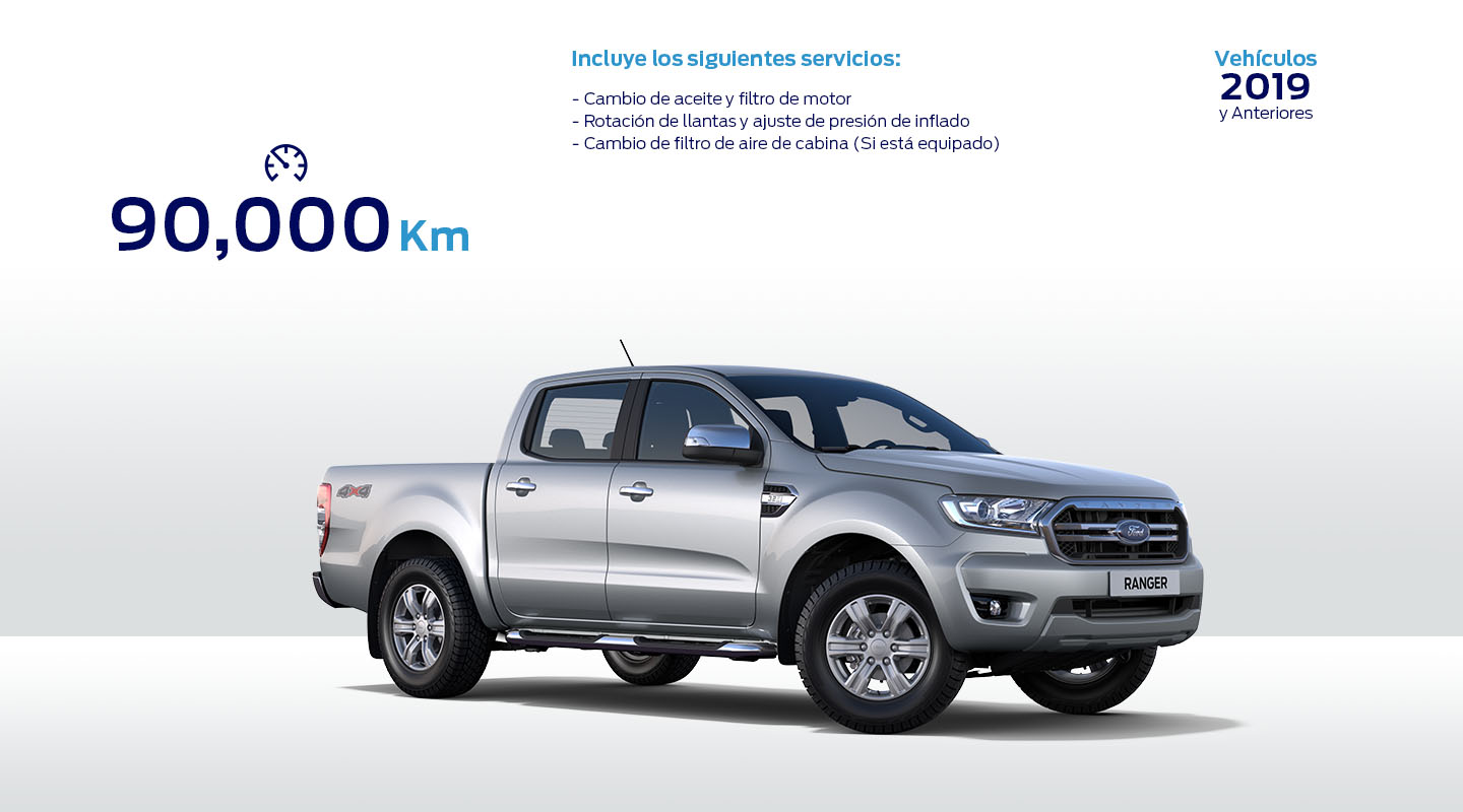 Realiza el Servicio de Mantenimiento a tu Vehículo Ford si tiene 90 mil kilómetros recorridos