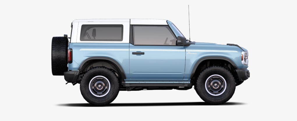 Medidas y Capacidades de Camioneta Vintage Ford Bronco Heritage Limited 2023