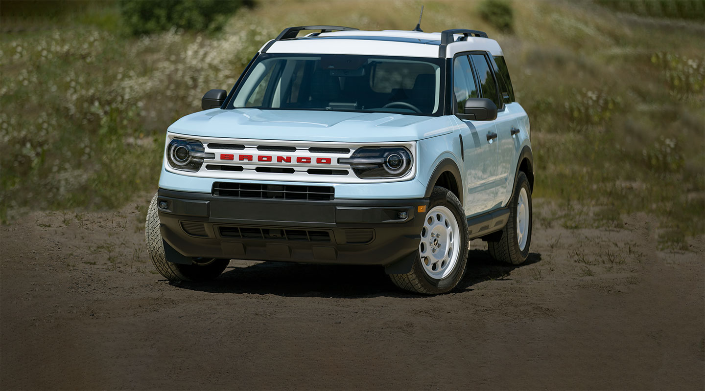 Ford Bronco Sport Heritage 2023 Color Azul Leyenda exclusivo de la Edición Especial