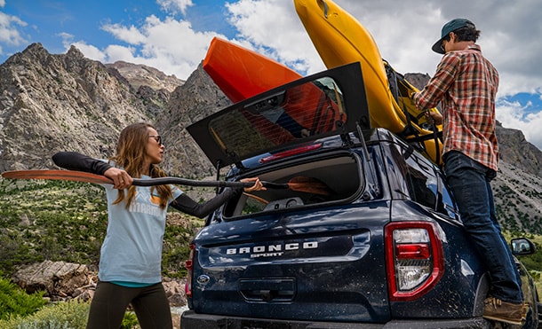 Lleva tu equipo deportivo en Ford Bronco Sport y disfruta de la aventura al aire libre