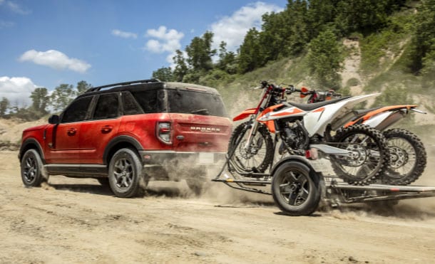 Remolca tu Equipo deportivo en la Camioneta SUV Todoterreno Ford Bronco Sport 2022