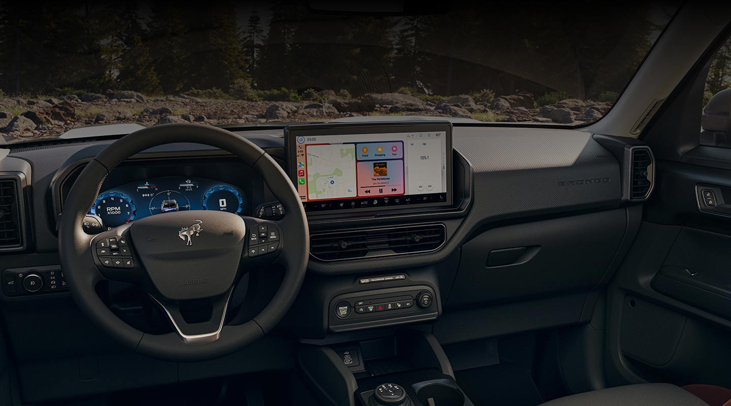 Nueva Pantalla de 13.2 Pulgadas SYNC4 con conectividad inalámbrica de Ford Bronco Sport 2025