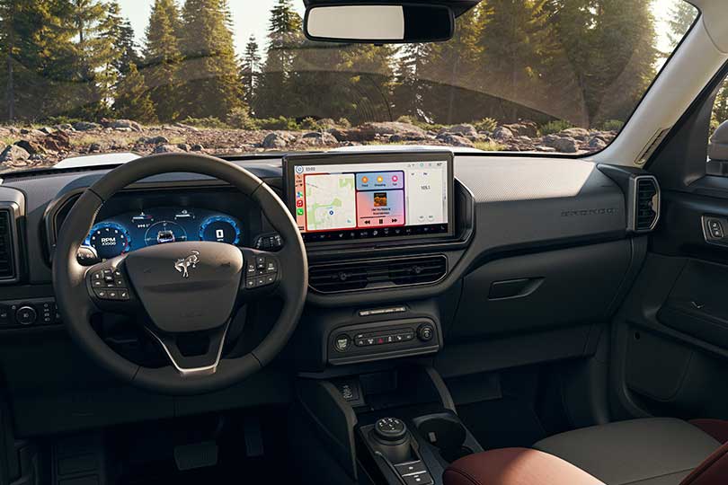 Nueva Pantalla de 13.2 Pulgadas SYNC4 con conectividad inalámbrica de Ford Bronco Sport 2026