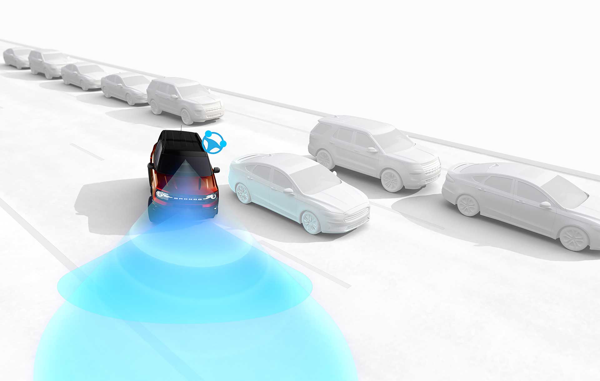 Tecnología de Asistencia de Maniobra Evasiva equipada en Ford Bronco Sport 2026