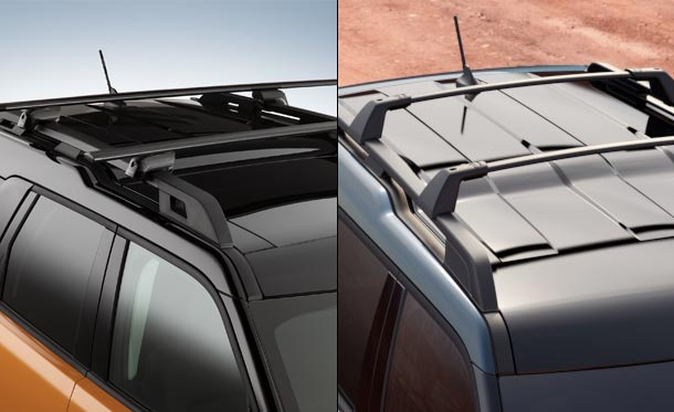 Barras Transversales en Kit de Accesorios Originales de Carga para Ford Bronco Sport