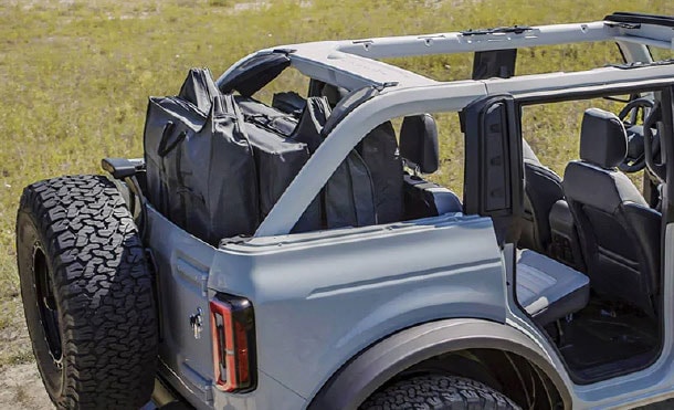Ford Bronco 2021 está diseñada con techos y puertas removibles para disfrutal al máximo