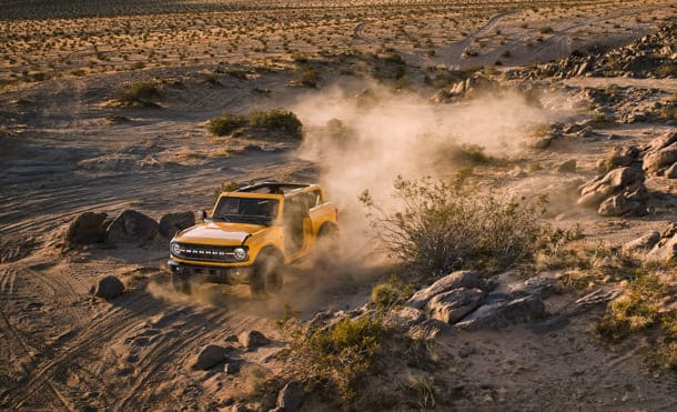 Modos de manejo en Vehículo OffRoad Ford Bronco 2022, la SUV Todoterreno