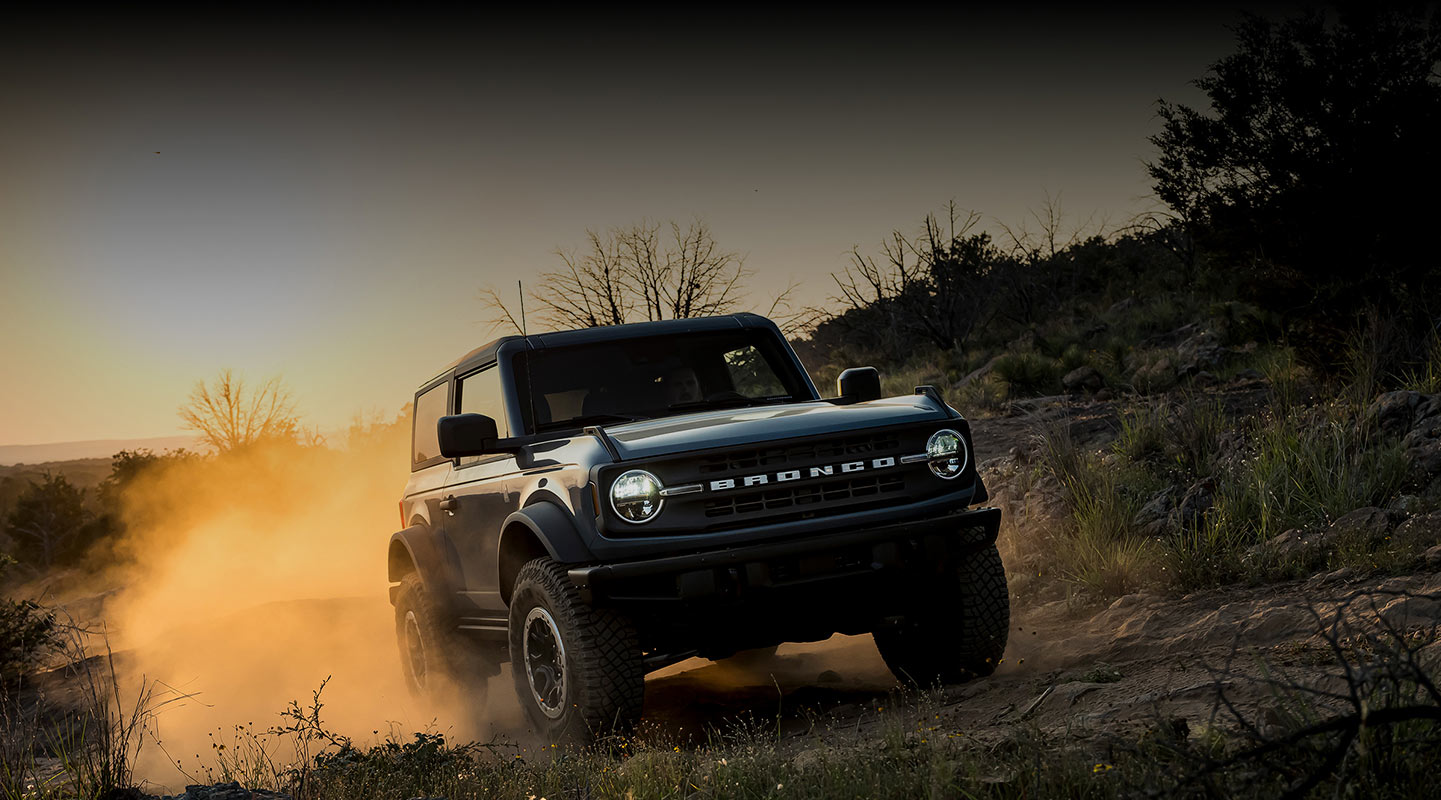Suspensión Off-Road de la Camioneta SUV Todoterreno Ford Bronco 2023