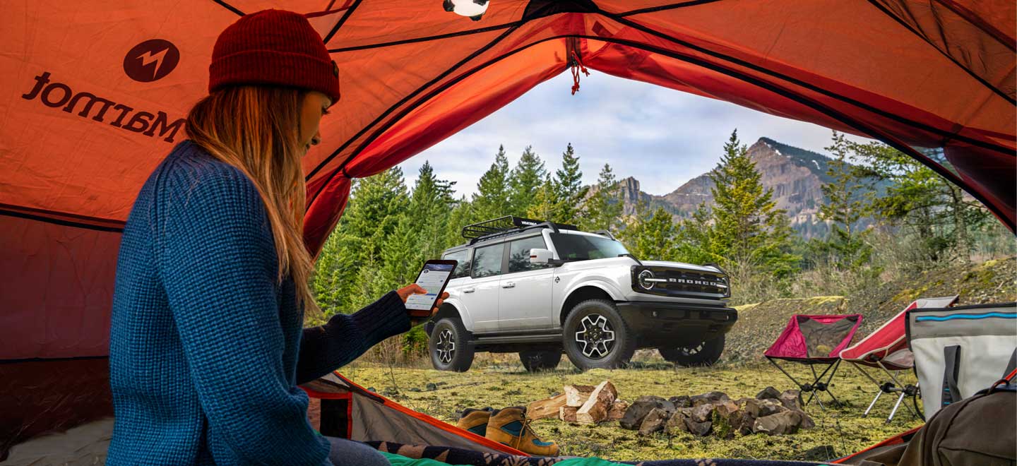 Kit de Accesorios Originales para Ford Bronco 2021 con Toldo y almacenamiento para Acampar