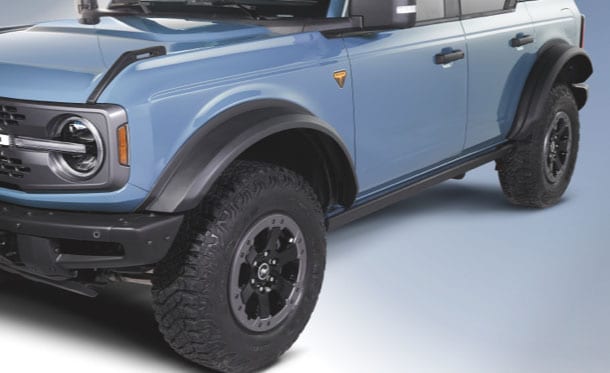 Salpicaderas Negras en Kit de Accesorios Originales de Apariencia para Ford Bronco