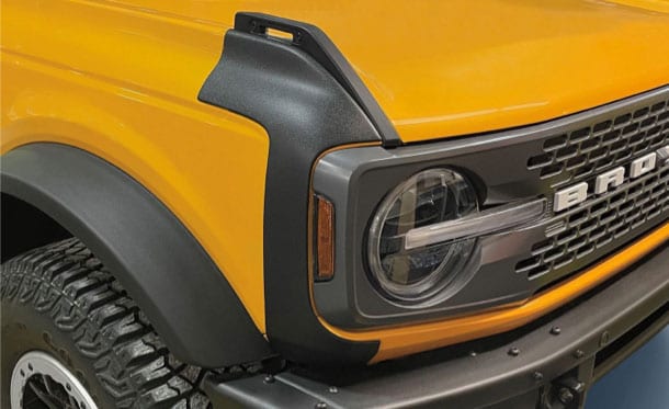 Armadura para Esquinas Frontales en Kit de Accesorios Originales para Camioneta SUV Ford Bronco