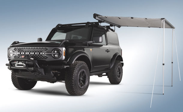 Toldo Retráctil Yakima para Riel de SUV ideal para Refugiarse del Sol y la Lluvia