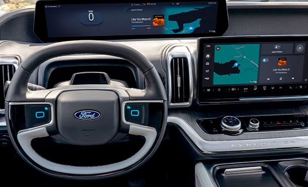 Interior renovado de Ford Expedition 2025, SUV Familiar de Gran Lujo y Potencia