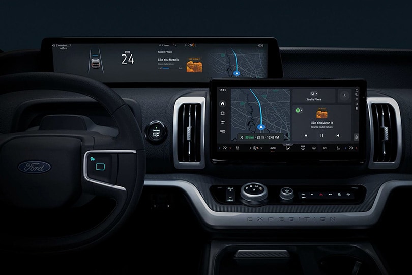 Panel de Instrumentos Digital de 24 pulgadas equipado en Ford Expedition 2026