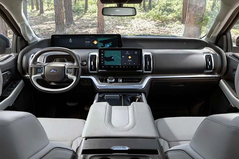 Nueva iluminación ambiental interior equipada en la Camioneta SUV Ford Expedition 2026