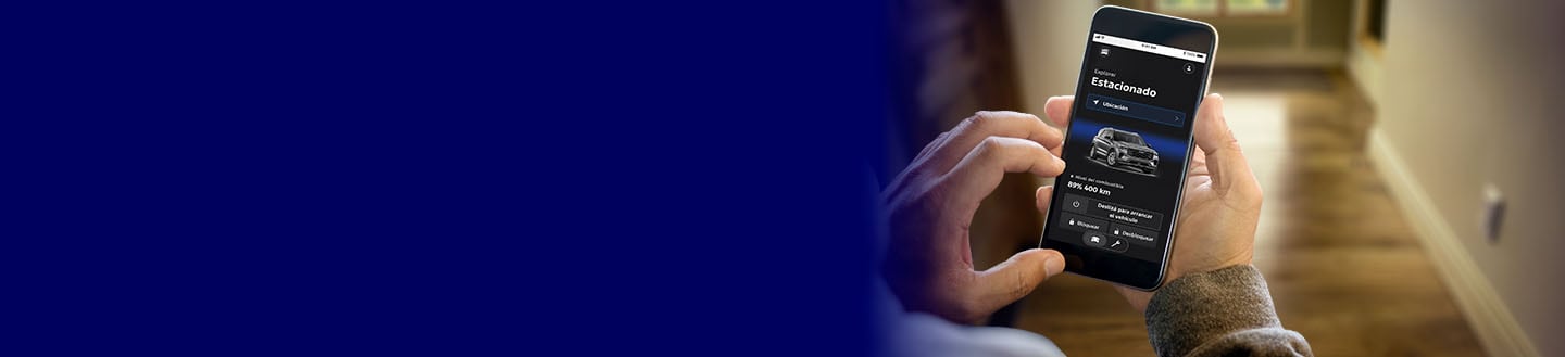 Aplicación Ford App para controlar tu Camionetas SUV Ford Explorer 2026 desde tu Smartphone