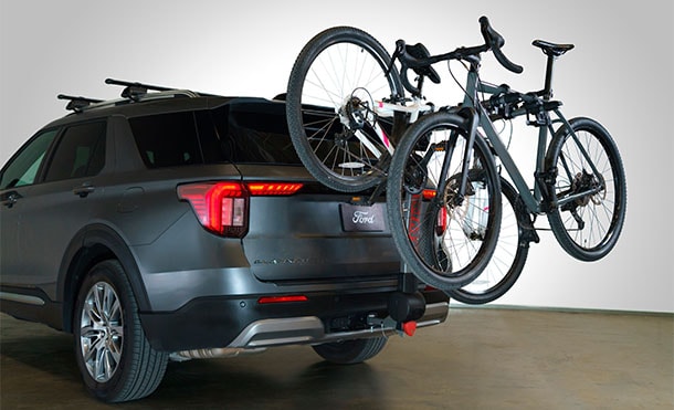 Portabicicletas plegable marca Yakima de 4 bicis para Ford Explorer