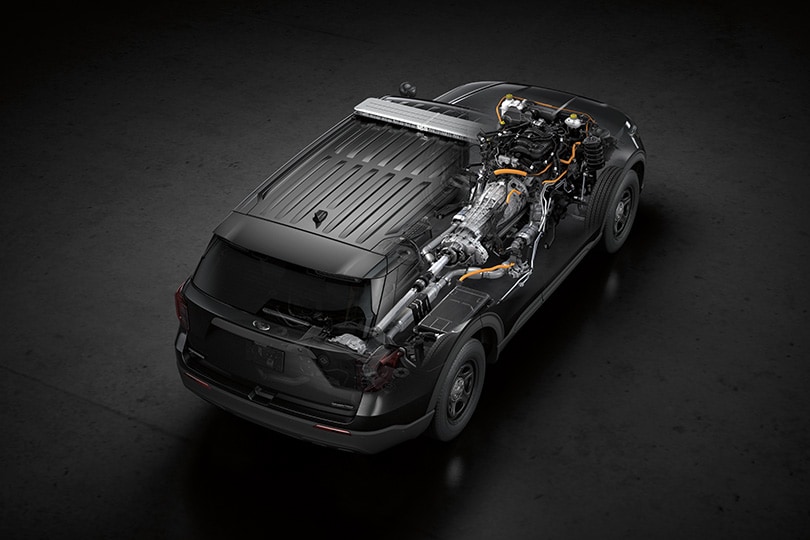 Máxima respuesta en campo, Motor Híbrido 3.3L V6 de Ford Police Interceptor Utility HEV 2026
