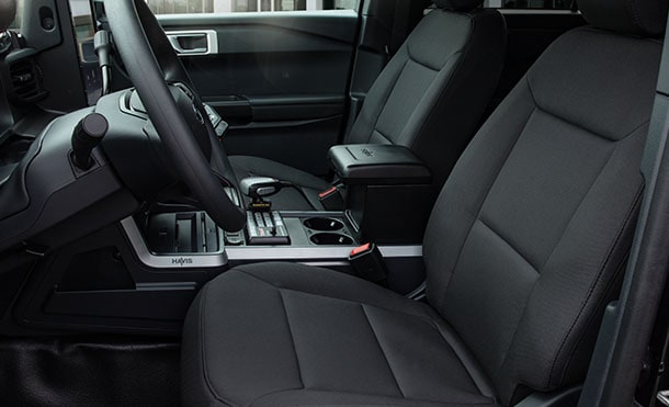 El Vehículo Patrulla Ford Police Interceptor 2026 cuenta con interfaz modular personalizable