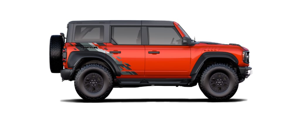 Medidas y Campacidades de Camioneta SUV Off-Road Ford Bronco Raptor 2022