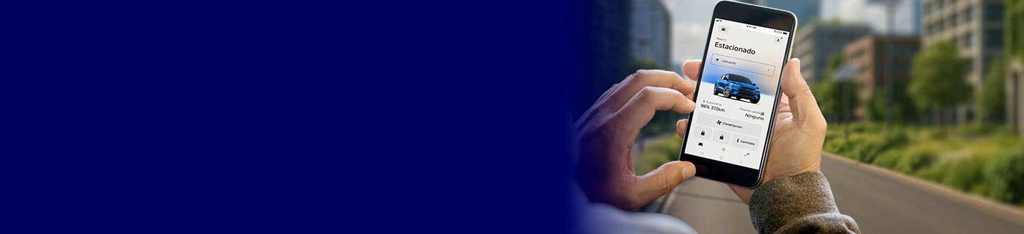 Ford Mustang Mach-E 2026 equipada con Ford App, la Aplicación móvil para tu smartphone