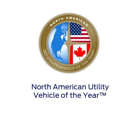 Camioneta SUV Eléctrica Ford Mustang MachE Ganadora del Premio al Vehículo Norteamericano del año