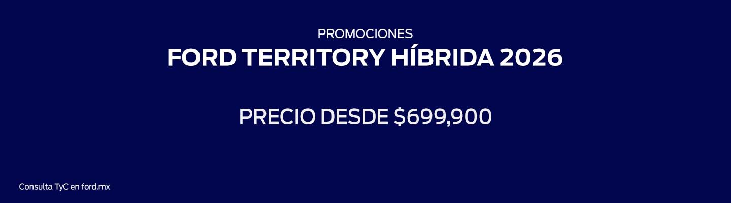 Promociones Ford Territory Híbrida 2026
