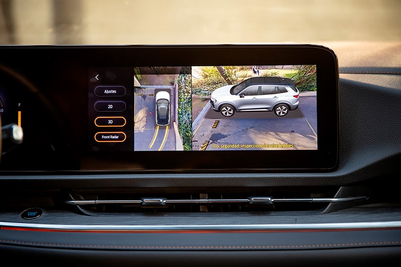 Visualiza tu entorno con la cámara 360 de gran definición, equipada en Ford Territory Híbrida 2027