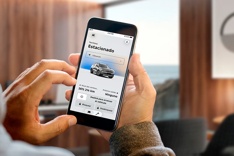 Conoce información y controla tu Ford Territory Híbrida 2027 con FordPass, app para Smartphone