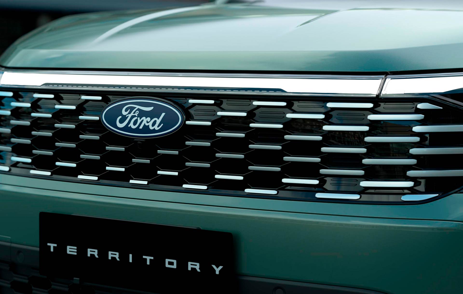 Conoce el nuevo diseño de parrilla y faros de Ford Territory Híbrida 2027