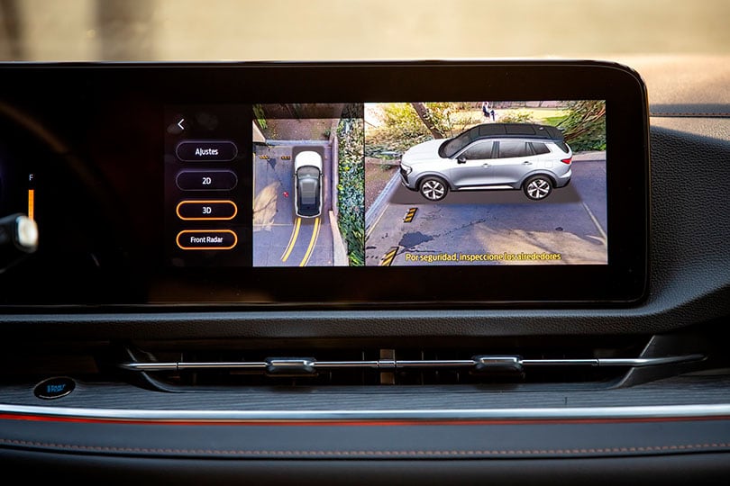 Visualiza tu entorno con la cámara 360 de gran definición, equipada en Ford Territory 2027