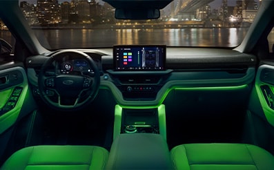  Tecnología Ford Iluminación de Zona 360, equipada en vehículos para permitir la visibilidad 