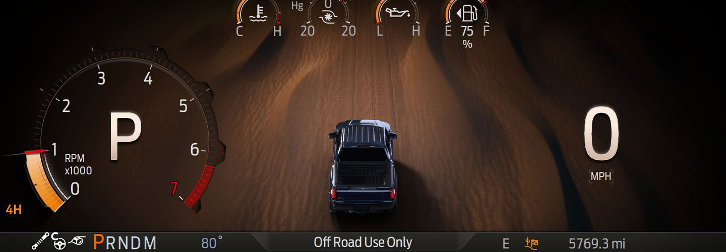 Modo de Manejo Baja Exclusivo de Ford Lobo Raptor 2024 Pickup de Gran Capacidad 4x4