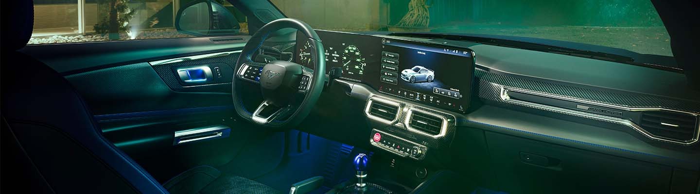 Elige el color a tu gusto con Luz Ambiental My Color de Ford Mustang 2026
