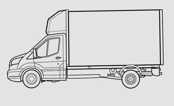 Ford Transit Chasis 2020 con conversión a Caja Refrigerada