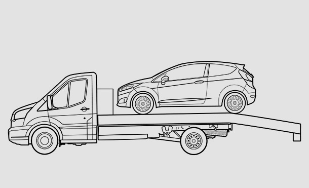 Ford Transit Chasis 2020 con conversión a Grúa