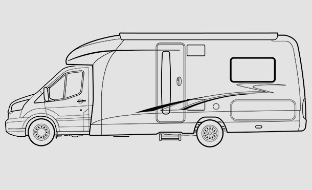 Ford Transit Chasis 2020 con conversión a Camper Largo