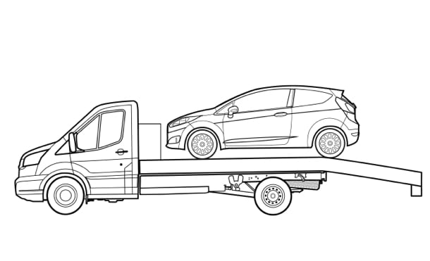 Ford Transit Chasis 2022, Vehículo de Trabajo de Cabina ideal para Convertirse en Grúa de Plataforma