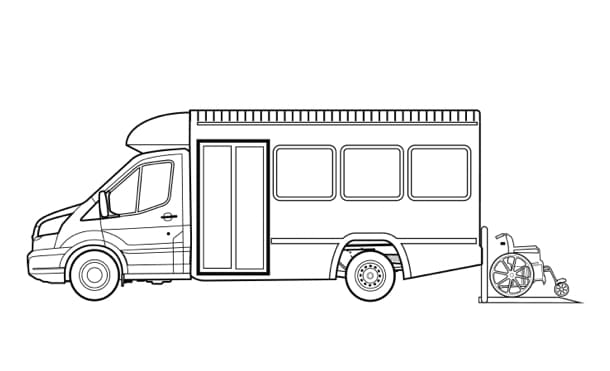 Ford Transit Chasis 2022, Vehículo para Capacidades Especiales y Sillas de Ruedas