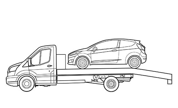 Ford Transit Chasis 2025, Vehículo de Trabajo de Cabina ideal para Convertirse en Grúa de Plataforma