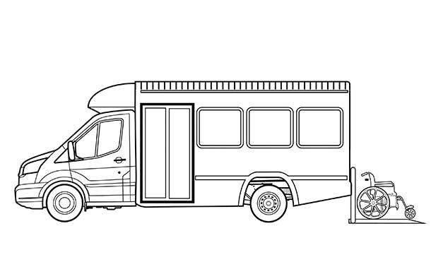 Ford Transit Chasis 2025, Vehículo para Capacidades Especiales y Sillas de Ruedas